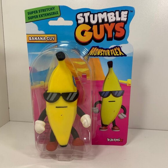 Stumble Guys Monster Flex - Banana Guy Super Stretchy Figure NIP - Picture 1 of 4